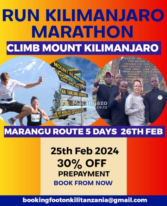 Run Kilimanjaro Marathon and Climb Mount Kilimanjaro