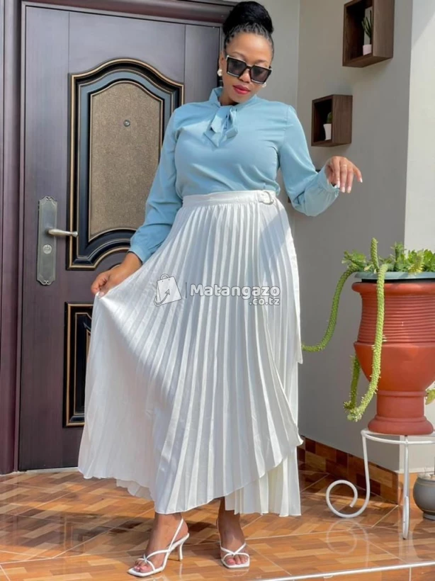 Wrapped Pleated Skirts