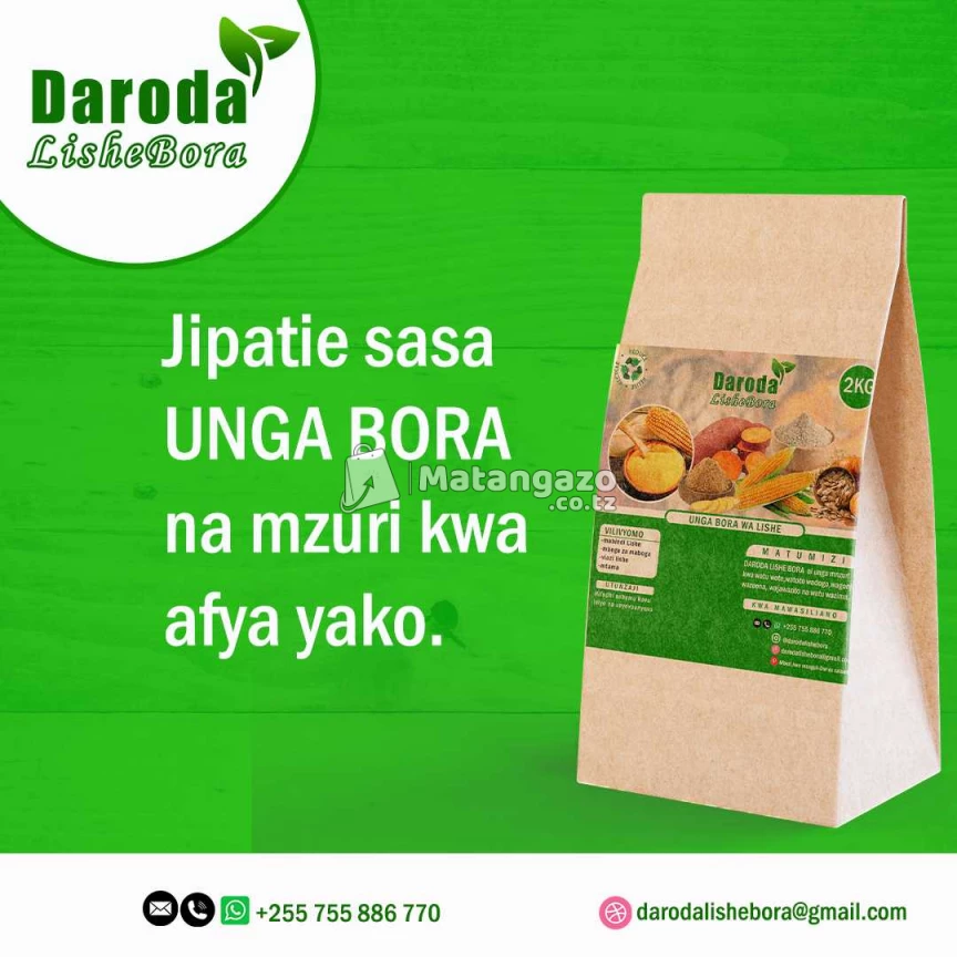 Jipatie Unga Mzuri Wa Lishe Kwa Afyaa  Yako