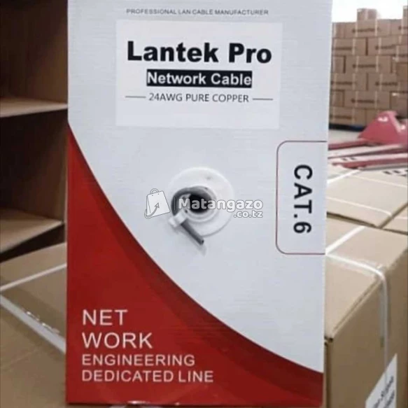 Cat 6 Utp Cable 305m Lantek Pro 24 Awg Pure Copper