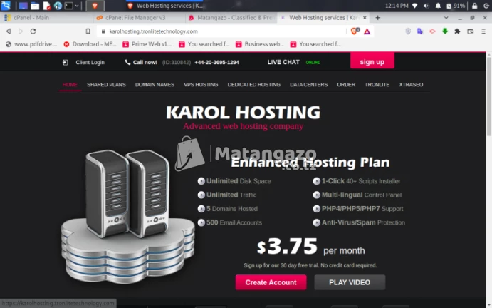 Karol Web Hosting