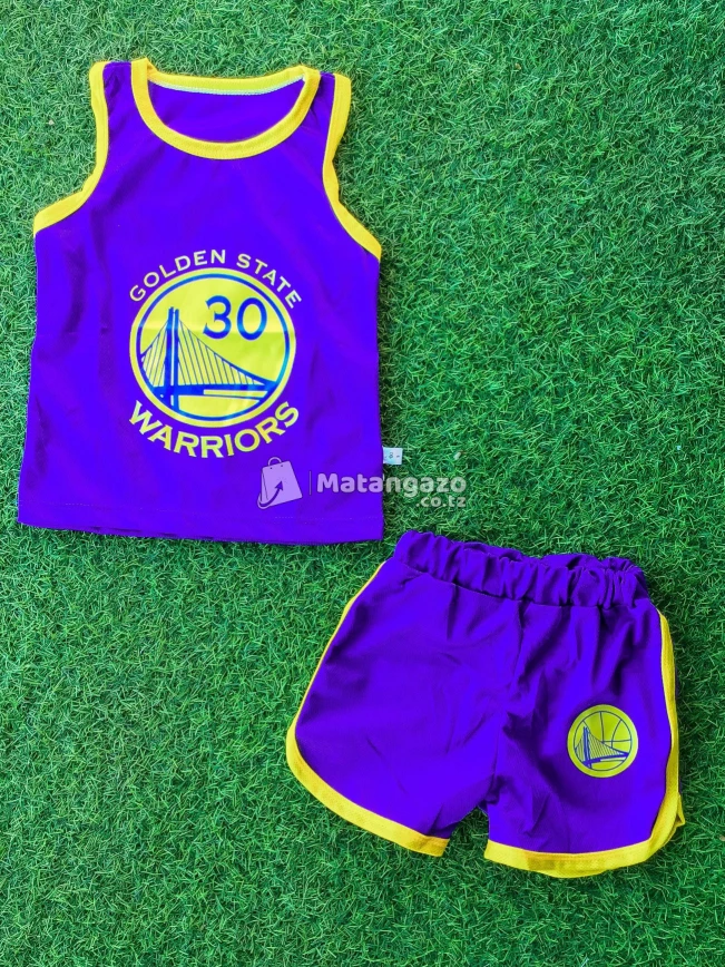 Baby Boys Golden State Basket Ball Jersey