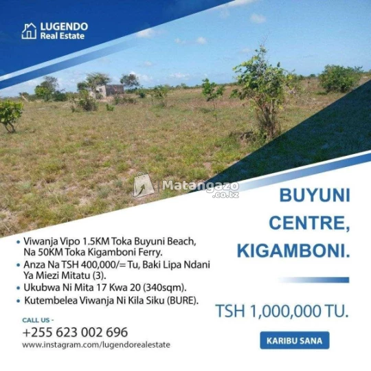 Viwanja Buyuni Kigamboni