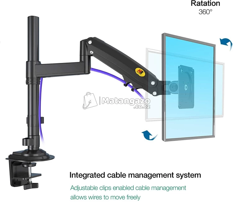 New Bayou H100 Desktop Monitor Arm 22" - 35" up to 9kg