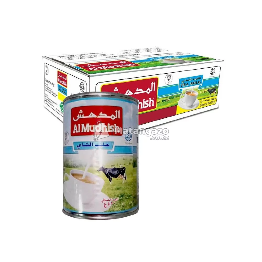 Al Mudhish Evaporated Milk 410g (Pack of 48)