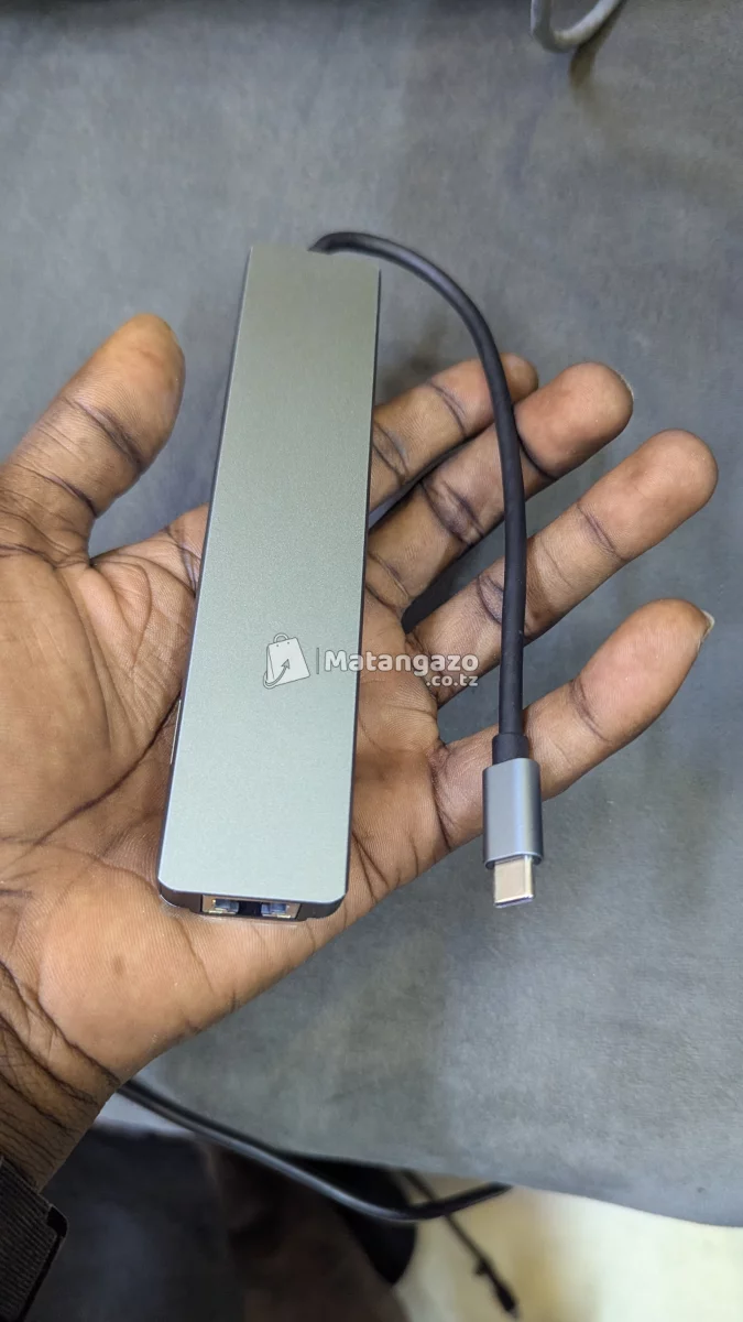 8 in 1 Type C to HDMI, USB, Type C, LAN