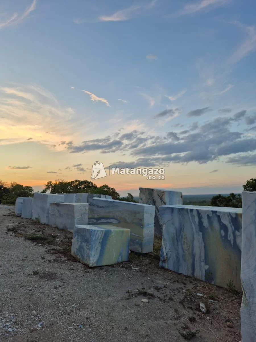 Premium blue marble blocks