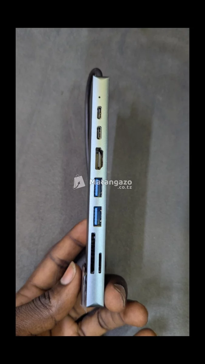 8 in 1 Type C to HDMI, USB, Type C, LAN