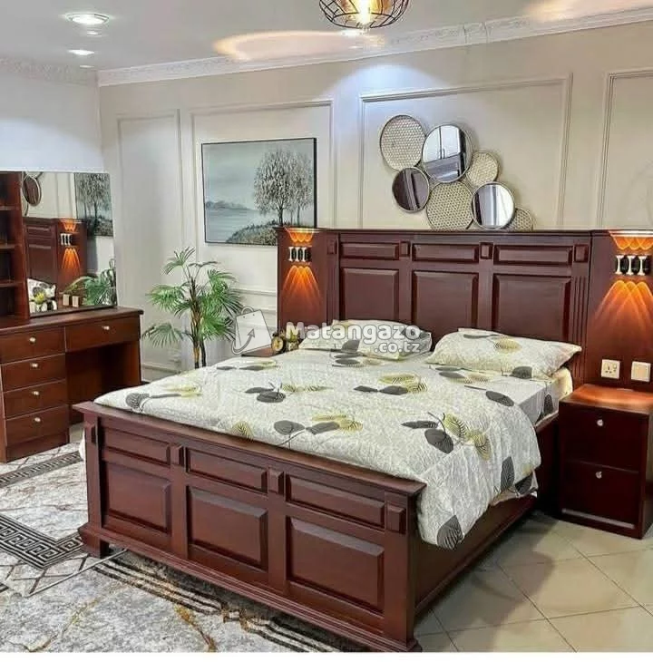 vitanda vizuri vya mbao