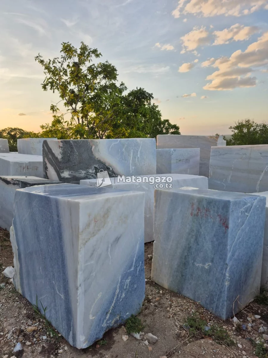Premium blue marble blocks