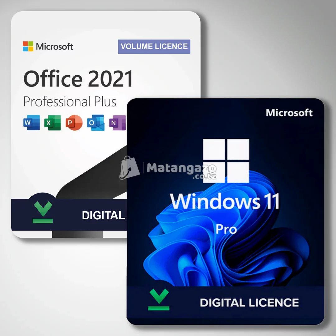 Microsoft Office 2021 Professional + Windows 11 Pro + Logitech Mouse