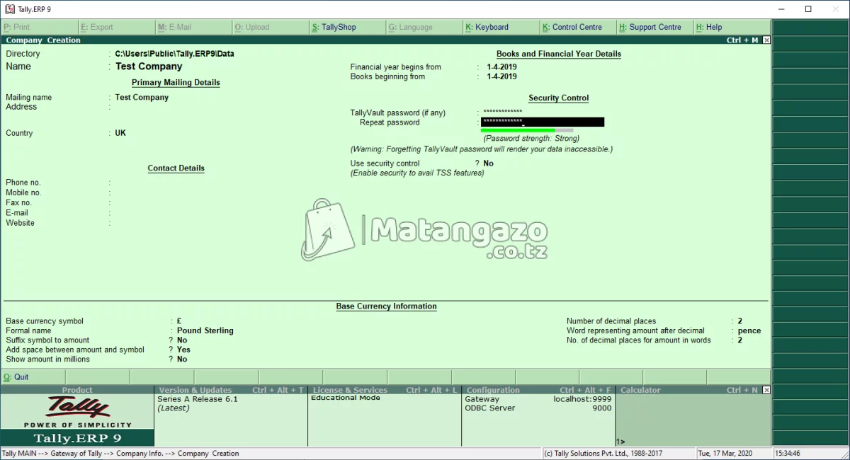 Tally ERP 9 ( Installation )