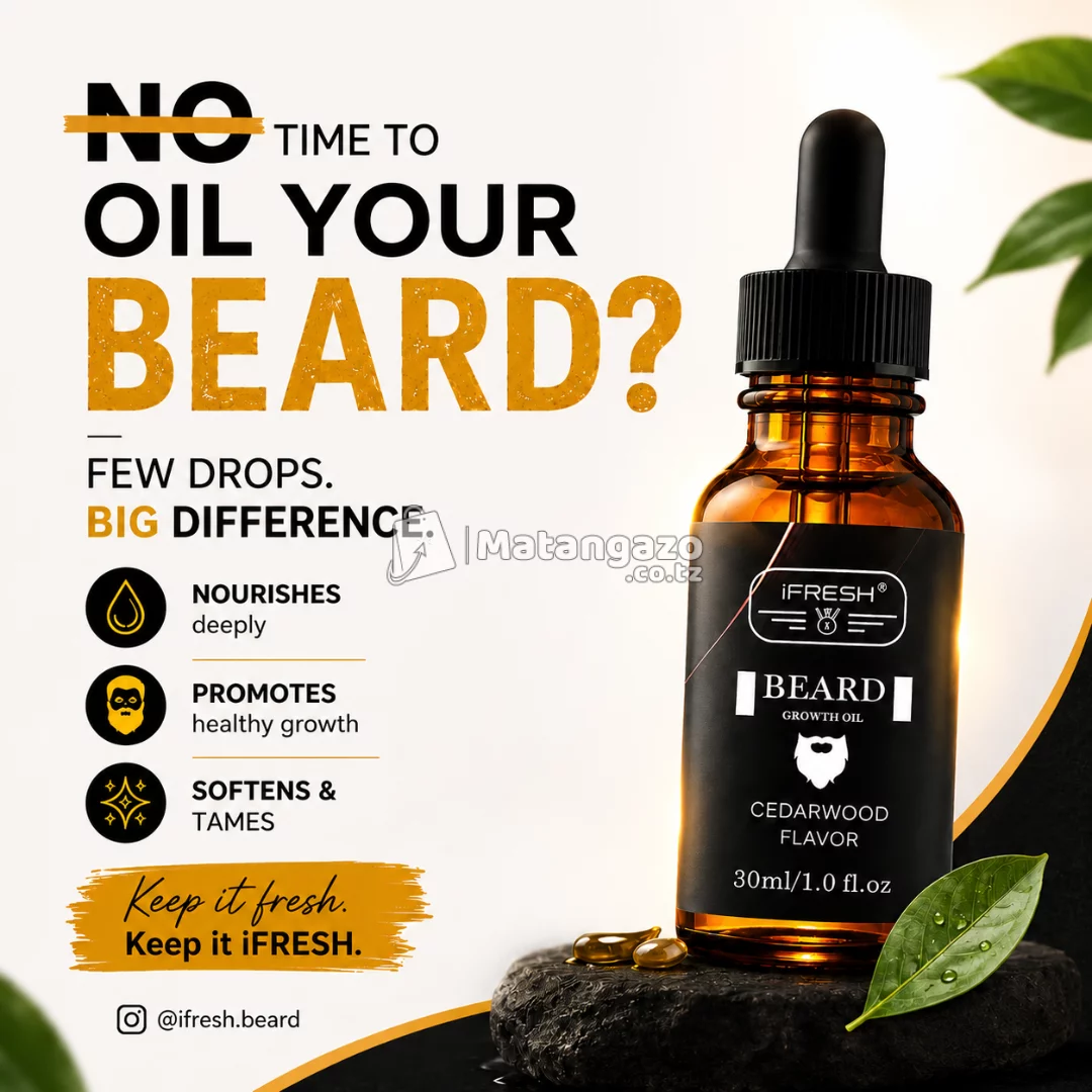 iFRESH BEARD GROWTH OIL (50ml)