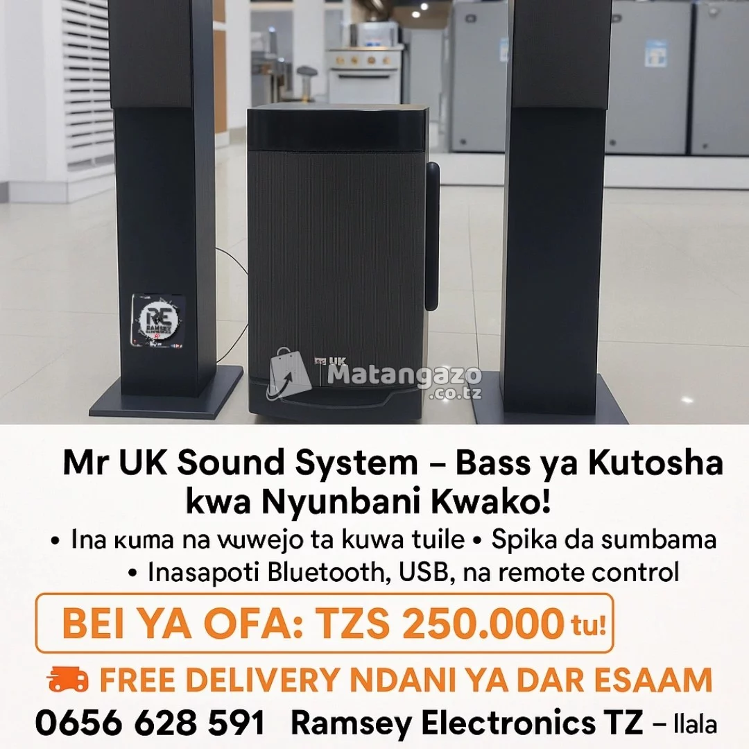 tv and subwoofer