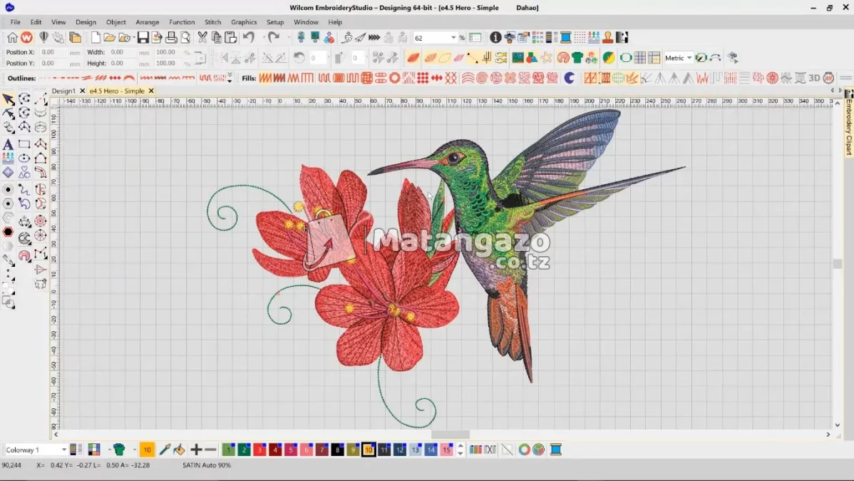 Wilcom Embroidery Studio E4 + CorelDRAW